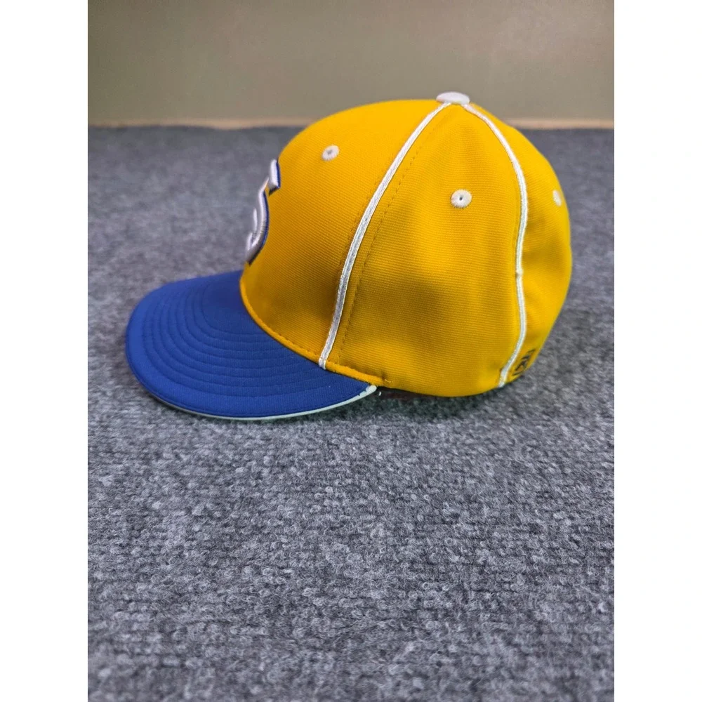 Richardson‎ PTS20 Baseball Cap Mens XS-SM Yellow Blue Embroidered S Ace Flag Hat